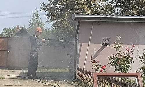 Мойка фасада