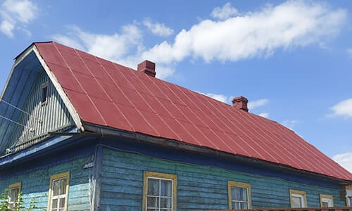 Мойка металлочерепицы